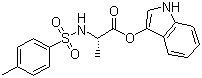 N-Tosyl-L-alanine 3-indoxyl ester molecular structure (CAS 75062-54-3)