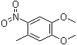 structure of CAS# 7509-11-7, 4,5-Dimethoxy-2-nitrotoluene;5-Nitrohomoveratrole; NSC 105304; NSC 407251