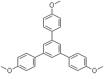 1,3,5-三(4-甲氧基苯基)苯分子结构 (CAS 7509-20-8)