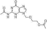 二乙酰鸟嘌呤分子结构 (CAS 75128-73-3)