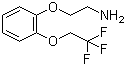 2-[2-(2,2,2-三氟乙氧基)苯氧基]乙胺分子结构 (CAS 751476-91-2)