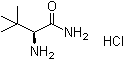structure of CAS# 75158-12-2, (2S)-2-Amino-3,3-dimethylbutanamide hydrochloride