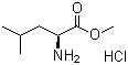 L-亮氨酸甲酯盐酸盐分子结构 (CAS 7517-19-3)