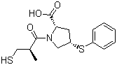 structure of CAS# 75176-37-3, Zofenoprilat;(1(R*),2alpha,4alpha)-1-(3-Mercapto-2-methyl-1-oxopropyl)-4-(phenylthio)-L-proline; (2S,4S)-1-[(2R)-2-Methyl-3-sulfanyl-propanoyl]-4-phenylsulfanyl-pyrrolidine-2-carboxylic acid