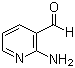 结构式 CAS# 7521-41-7, 2-氨基-3-吡啶甲醛; 2-氨基-3-醛基吡啶