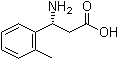 (R)-3-氨基-3-(2-甲基苯基)丙酸分子结构 (CAS 752198-38-2)