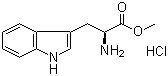 structure of CAS# 7524-52-9, Methyl L-tryptophanate hydrochloride;L-Tryptophan methyl ester hydrochloride