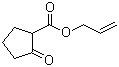 2-氧代环戊羧酸烯丙酯分子结构 (CAS 75265-67-7)