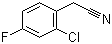 2-Chloro-4-fluorophenylacetonitrile molecular structure (CAS 75279-56-0)