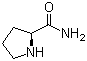 L-脯氨酰胺分子结构 (CAS 7531-52-4)