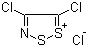 structure of CAS# 75318-43-3, 4,5-Dichloro-1,2,3-dithiazolium chloride;4,5-Dichloro-1,2,3-dithiazol-1-ium chloride; Appel salt