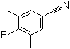4-溴-3,5-二甲基苯腈分子结构 (CAS 75344-77-3)