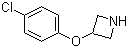3-(4-氯苯氧基)氮杂环丁烷分子结构 (CAS 753445-45-3)