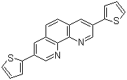 结构式 CAS# 753491-32-6, 3,8-二(噻吩-2-基)-1,10-菲罗啉