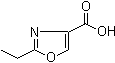 2-Ethyl-4-oxazolecarboxylic acid molecular structure (CAS 75395-42-5)
