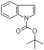 structure of CAS# 75400-67-8, tert-Butyl 1H-indole-1-carboxylate;1-(Butoxycarbonyl)-1H-indole; 1-(tert-Butoxycarbonyl)-1H-indole; 1-(tert-Butoxycarbonyl)indole; 1-Indolecarboxylic acid tert-butyl ester; N-Boc-indole; N-tert-Butoxycarbonylindole