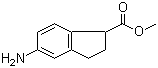 5-Amino-2,3-dihydro-1H-indene-1-carboxylic acid methyl ester molecular structure (CAS 754153-28-1)