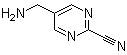 structure of CAS# 754165-23-6, 5-(Aminomethyl)-2-pyrimidinecarbonitrile