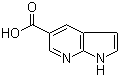 结构式 CAS# 754214-42-1, 1H-吡咯并[2,3-b]吡啶-5-甲酸