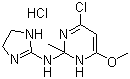 盐酸莫索尼定分子结构 (CAS 75438-58-3)