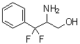 beta-氨基-gamma,gamma-二氟苯丙醇分子结构 (CAS 75456-80-3)
