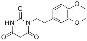 1-[2-(3,4-Dimethoxyphenyl)ethyl]-1,3-diazinane-2,4,6-trione molecular structure (CAS 75535-95-4)