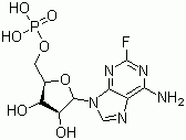 磷酸氟达拉滨分子结构 (CAS 75607-67-9)