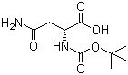 Boc-D-Asparagine molecular structure (CAS 75647-01-7)