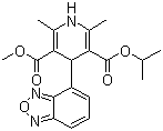 Isradipine molecular structure (CAS 75695-93-1)
