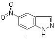 7-Methyl-5-nitro-1H-indazole molecular structure (CAS 75785-12-5)