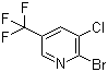 结构式 CAS# 75806-84-7, 2-溴-3-氯-5-(三氟甲基)吡啶
