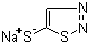 5-Mercapto-1,2,3-thiadiazole sodium salt molecular structure (CAS 75849-83-1)