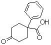 1-苯基-4-氧代环己烷羧酸分子结构 (CAS 75945-91-4)