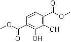 Dimethyl 2,3-dihydroxy-1,4-benzenedicarboxylate molecular structure (CAS 75956-62-6)