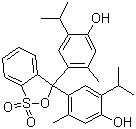百里酚蓝分子结构 (CAS 76-61-9)