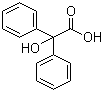 二苯基乙醇酸分子结构 (CAS 76-93-7)