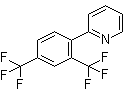 2-(2,4-二(三氟甲基)苯基)吡啶分子结构 (CAS 760210-64-8)