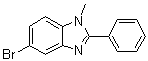 5-Bromo-1-methyl-2-phenyl-1H-benzimidazole molecular structure (CAS 760212-73-5)