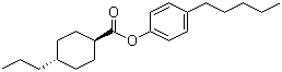 4-Pentylphenyl trans-4-propylcyclohexanecarboxylate molecular structure (CAS 76025-60-0)
