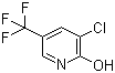 3-氯-2-羟基-5-(三氟甲基)吡啶分子结构 (CAS 76041-71-9)