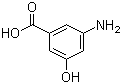 3-Amino-5-hydroxybenzoic acid molecular structure (CAS 76045-71-1)