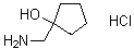 1-(Aminomethyl)cyclopentanol hydrochloride molecular structure (CAS 76066-27-8)
