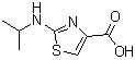 2-[(1-Methylethyl)amino]-4-thiazolecarboxylic acid molecular structure (CAS 760934-24-5)