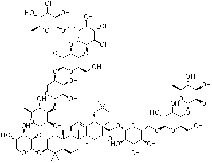 威灵仙皂甙 AR分子结构 (CAS 761425-93-8)