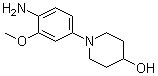 结构式 CAS# 761440-87-3, 1-[4-氨基-3-(甲氧基)苯基]-4-哌啶醇
