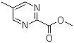结构式 CAS# 76196-80-0, 5-甲基-2-嘧啶羧酸甲酯