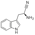 (2S)-2-Amino-3-(1H-indol-3-yl)propanenitrile molecular structure (CAS 762217-05-0)