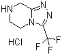 3-(Trifluoromethyl)-5,6,7,8-tetrahydro-[1,2,4]triazolo[4,3-a]pyrazine hydrochloride molecular structure (CAS 762240-92-6)