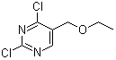 2,4-Dichloro-5-(ethoxymethyl)pyrimidine molecular structure (CAS 7627-39-6)