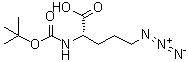 5-Azido-N-[(1,1-dimethylethoxy)carbonyl]-L-norvaline molecular structure (CAS 763139-35-1)